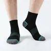 Men's Socks 5 Pairs Men Sports Outdoor Basketball Hiking Climbing Cotton Sweat-absorbent Deodorous Autumn Winter Long