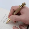 Creative Vintage Brass Ballpoint Pens Handmade Matel Signature Pen Office Business Gift Stationery Supplies 231220