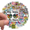 Funny Hippie Style Stickers Graffiti Cartoon Decals DIY Skateboard Guitar Laptop Motorcycle Kid Sticker Toy Gift Car ZZ