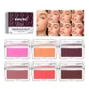 Gezichtspoeder Rosy Matte Blusher Reliëf Blush Palette Hoog Gepigmenteerd Roze Koraal Rouged Voor Wangen Gladde Cosmetica 231219