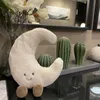 Estilo divertido sol luna suave peluche juguete bebé lindo tiro almohada confort muñecas decoración del hogar regalo de Navidad niños animales recomendar edad 231220