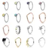 NEW 2021 100% 925 Sterling Silver190854CAR Carnelian July Birthstone Ring and luxurious DIY Women Original Bracelet Fashion Jewelr235a