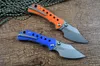 Twosun Pocket Knife Folding K110 Stonewash Blade G10 TC4 Titan Handle EDC Outdoor Hunting Tool TS422