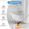 Spazzole per pulizia 6/10 in 1 Spazzola elettrica USB Spin Scrubber Strumenti Cucina Bagno Gadget Q231219