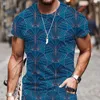 Men's T Shirts T-shirts Street Oversized T-shirt Luxury Outfit Hip-hop Tracksuit Funny Casual 3D Printed 2024 Short Sleeve Beach Tops