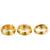 Cluster Rings Nareyo Sand Gold Couple Ring Brass Plated With Men's Opening Smooth Surface Engraved Lucky And Women's