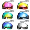 Óculos de esqui Mosodo Óculos de esqui magnéticos Óculos de neve Óculos esféricos de snowboard de inverno Anti-nevoeiro Óculos de esqui para skate ao ar livre para homens e mulheres 231219