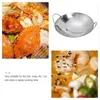 Pans Stainless Steel Griddle Pan Reheating Pot Cooking Utensils Household Cookware Grill Kitchen Frying