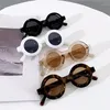 Sunglasses UVLAIK Small Round Women Fashion UV400 Sunscreen Sunshade Sun Glasses Men Thick Frame Sunglass Goggles