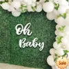 Drewniane OH Baby Sign Stickers First 1 One 1st Birthday Party