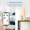 Plugs Meross HomeKit WiFi Smart Plug 16A EU Standard Socket Timer Funktion Remote Control Support Alexa Google Assistant SmartThings