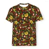 Heren T-shirts Matroesjkapop Russische Cultuur Sier Polyester T-shirts Mannelijke Harajuku Tops Dun Shirt O Hals