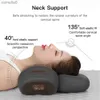 Masseurs électriques Masseur électrique oreiller cervical compresse chaude Vibration airbag Massage cou Traction relaxation sommeil mémoire mousse oreiller colonne vertébrale portL231220