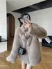 Mao Qiu Environmental Protection Fur Women's Winter Casual Fashion Warm Fur Coat