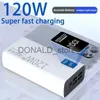 휴대폰 전력 은행 200000 MAH 파워 뱅크 120W 슈퍼 빠른 충전 100% 충분한 용량 휴대용 배터리 충전기 iPhone Xiaomi Huawei J231220