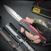 Micro Tech UT 184-10S Signature Series Glykon OTF Automatisk knivaluminiumlegering Inlagd G10-handtag Camping utomhus EDC Pocket Tools UT85 UT88 3300 3400 4600 Auto Kniv