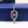 Swarovskis Jewelry Necklace Designer Women Original Quality Pendant Necklaces Romantic Hot Air Balloon Necklace Female Heart Shaped Balloon