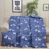 Kudde Lovely Cartoon Animal Throw Quilt 2 In 1 Travel Filt Air Conditioner Office Nap Sofa Car