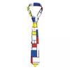 Fliegen Mondrian Minimalist De Stijl Unisex-Krawatten, lässig, 8 cm, schmal, abstrakte geometrische Kunst-Krawatte für Männer, tägliches Tragen, Gravatas-Geschenk