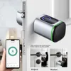 Serrures de porte Zemismart Tuya BLE serrure électronique intelligente bricolage cylindre noyau empreinte digitale APP clés IC carte déverrouiller pour la maison els sécurité 231219