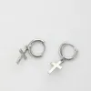 Dangle Earrings Fashion Classic Cross Pendant Hoop Earring Personality女性用男性カップ