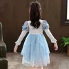 Robes de fille soir princesse filles fête bal robe tulle robe moelleuse fleur fille hiver velours tout-petit lolita robes pour enfants Nouvel An 2023