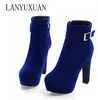Boots Winter Boots Botas Mujer Round Toe Buckle Boots For Women Sexy Ankle Heels Fashion Winter Shoes Casual Zip Snow Sx-13 231219