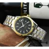 Relógio masculino de luxo superior Quartz Omegwatches 2023 Máquinas Business Steel Band