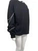 Hoodies femininos primavera hoodie solto algodão cristal pulôver camisola camisa preto atacado dropship 2023