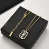 Designer Letter Necklace Pendant For Men Womens Gold Chain Halsband Luxury Fashion Women Jewelry Mens Unisex Chin Halsband 22072200U