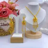 Necklace Earrings Set Dubai 24K Gold Plated Jewelry Women's As A Gift For Beautiful Women YY10343