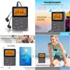 Radio AMFM Pocket Portable Mini Digital Tuning Walkman With Stero Earphone LED Disaply MP3 Music Player 221114 Drop Delivery Electro DHWQD