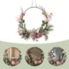 Decorative Flowers Artificial Garland Creative Wreath Pendant Hanging Decor Boho Peony Plastic Home