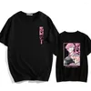 Herr t-shirts 2023 anime tokyo hämndare Sanzu haruchiyo t-shirt cosplay tees hip hop tops