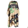 Cutting Cape Camouflage Hairdressing Barber Cloth Hairdresser Apron Hair Cutting Gown Kids Adt Cape Pro Salon Styling Tool Drop Delive Dhqr3