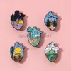 Travel Collection Brooch Hike Bag Mountain Camera Wild Map Car Outdoor Camp Heart Nature Scenery Metal Badge Lapel Pins Jewelry