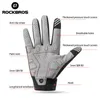 Rockbros Winter Cycling Gloves Unisex TouchScreen WindProof Keep暖かい手袋屋外キャンプハイキングオートバイバイクグローブ231220