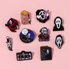 Gothic Ghost Email Booch Pink Proze telefoon Ghost CD Popcorn Ghost Coffee Spider Horror Badge Punk Rapel Pin Sieraden Geschenk