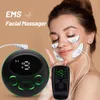 Massageador ocular EMS Microcorrente Estimulador de Muscle Dispositivo de beleza Face elevador de pele Anti rugas 231219