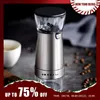 Manuella kaffekvarnar Uppgradering Portable Electric Coffee Grinder Type-C USB Charge Profession Ceramics Slipning Kärnan kaffebönor Grinder 231219