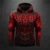 Sweats à capuche pour hommes Sweatshirts de mode pour hommes 3D Spider Print Automne Loisirs Cosplay Modèle Sweat à capuche Hip Hop Tendance Harajuku Streetwear T231220