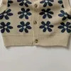 Trui Herfst Baby Gebreid Vest Retro Bloem Mouwloos Kledingstuk Kinderen Vest voor Meisjes Jongen Trui Kinderkleding Mode BabykleertjesL231215