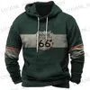 Men's Hoodies Sweatshirts 2024 Autumn Winter Men's Pullover Hoodies Casual Style Sweatshirt Long Sleeve Men Clothing Simple Oversized Hoodie For Men Tops T231220