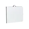 Camp Furniture Mainstays Tavolo pieghevole in plastica bi-fold da 6 piedi, bianco, 72" L X 30" W 29" H, campeggio all'aperto