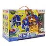 Jouets de Transformation Robots est Gogo Dino déformation Base de sauvetage d'éléphant avec Transformation sonore jouets de voiture de sauvetage d'éléphant pour enfants 231219