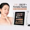 New Arrival Portable Plasma Acne Treatment EMS RF 2 in 1 Skin Smoothing Face Lifting Anti-bacteria Anti-aging Skin Massager