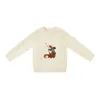 Pullover 2023 Clibeso Boutique Knitted Sweater for Kids Children Cartoon Animal Print Knitting Pullover Tops Boys Girls Outdoor ClothesL231215