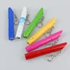 Creative Whistle Ballpoint Pen Multifunktionell LED-ljus utdragbar penna utomhus rese nyckelring reklampromotion penna