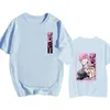 Herr t-shirts 2023 anime tokyo hämndare Sanzu haruchiyo t-shirt cosplay tees hip hop tops