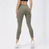 Damesbroeken Capri Yogabroek Dames Push-up heup Ademend Trainingslegging Gym Fitness Hoge taille Zak Hardlooplegging 231219